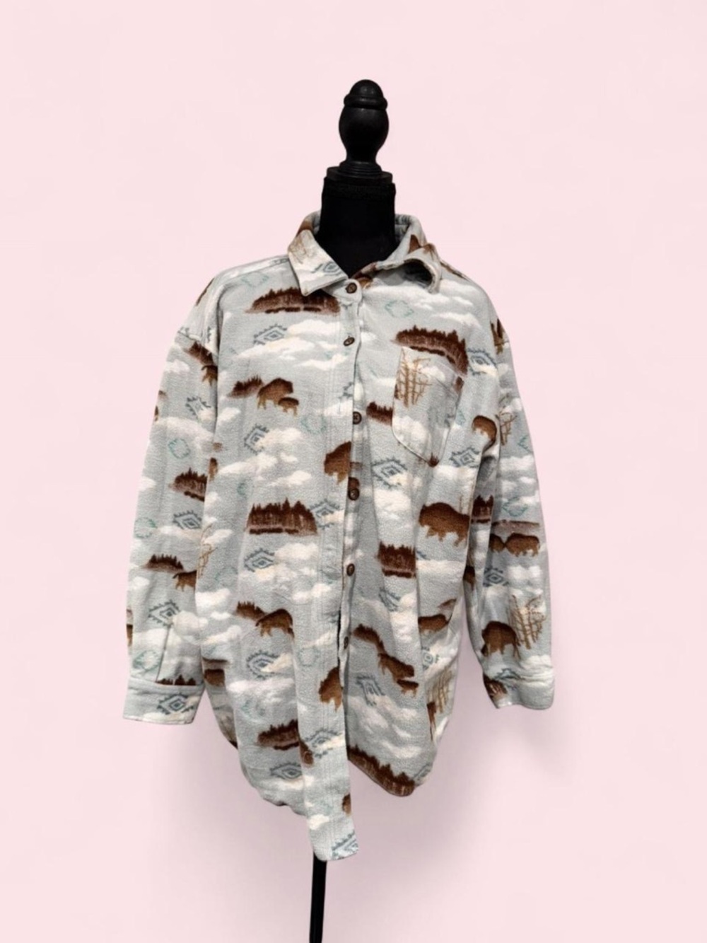 Natural Reflections Fleece Shirt Jacket
